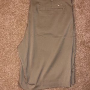 Nike flat front shorts